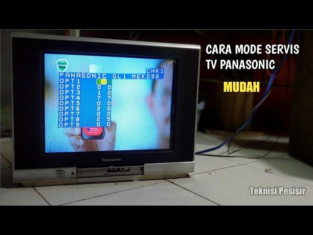 Cara masuk mode serfis tv panasonic