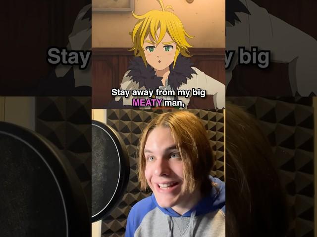 Meliodas RIZZ Compilation || Voice Acting #anime #shorts