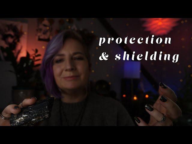Reiki ASMR to Protect Your Energy- Energy Protection & Shielding Energy Healing & Crystals