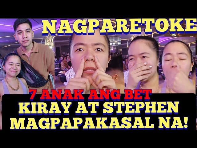 NAGPARETOKE? KIRA AT STEPHEN PAKAKASAL NA! 7 ANAK GUSTO!