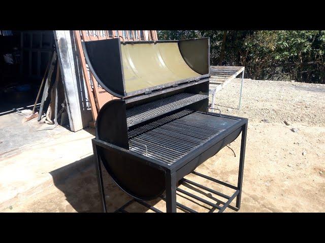 ASADOR CASERO DE TAMBO DE 200 LITROS