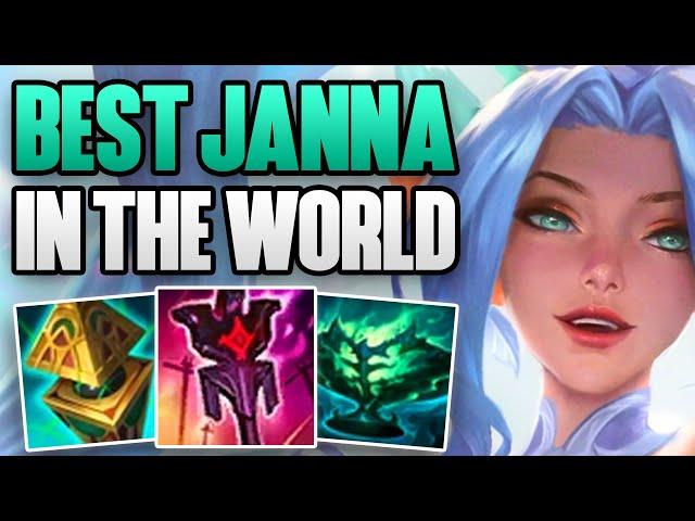 BEST JANNA IN THE WORLD PLAYS WITH NEW ITEMS! | CHALLENGER JANNA SUPPORT GAMEPLAY | Patch 13.10 S13