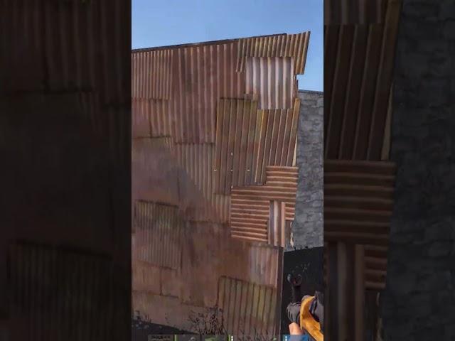 he tried to throw it through the armored door #rust #shorts #gaming