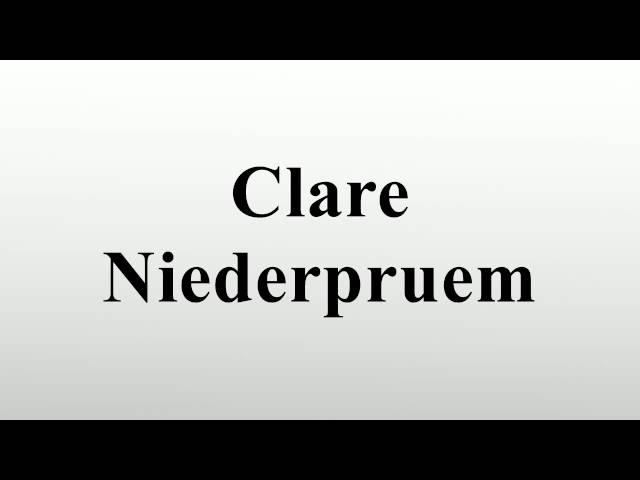 Clare Niederpruem