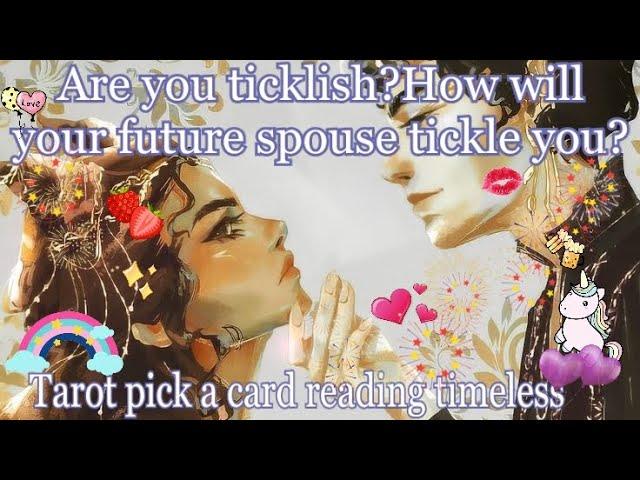 Are you ticklish?How will your future spouse tickle you ? Tarot ⭐️