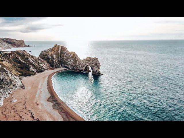 U.K. Coastline By Drone || 4K