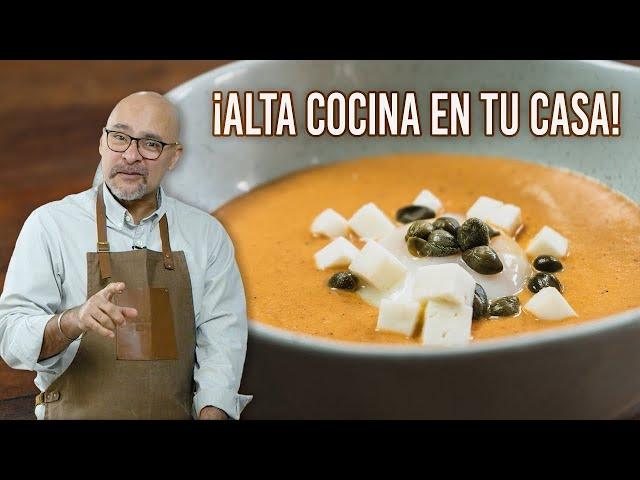 Crema de tomate - RECETA FÁCIL con tomates asados y queso