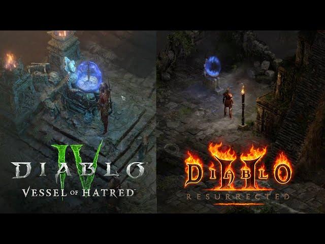 Diablo 4 vs. Diablo 2 - Kurast Docks Comparison