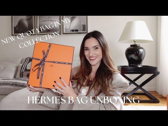 UNBOXING NEW HERMES QUOTA BAG | Birkin or Kelly |Hard to get color of season | Revealing perfection