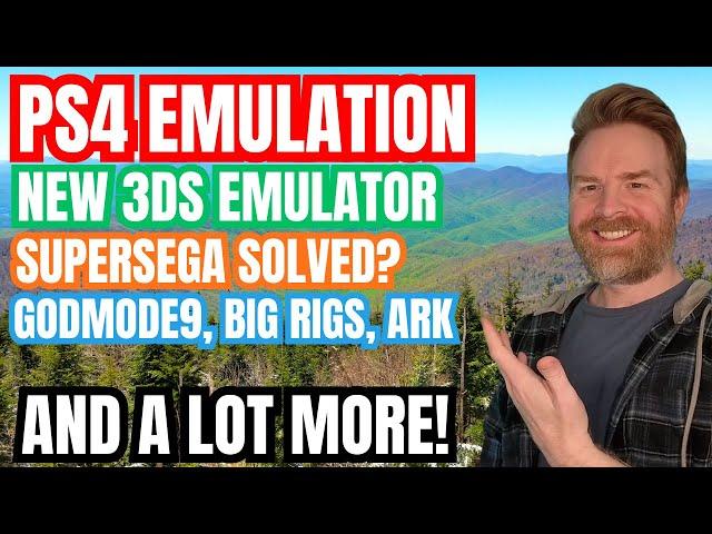 New PS4 Emulation Improvements, SuperSEGA FPGA blown WIDE OPEN, New 3DS Emulator and more