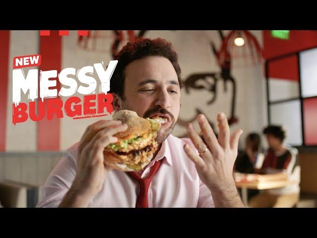 The New Messy Burger from KFC