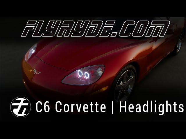 Chevy C6 Corvette LED Angel Eye Headlights by FlyRyde.com