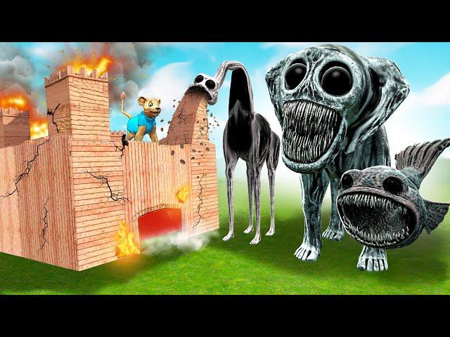 Can ZOONOMALY CREATURES break into my FORT?! (Garry's Mod Sandbox)