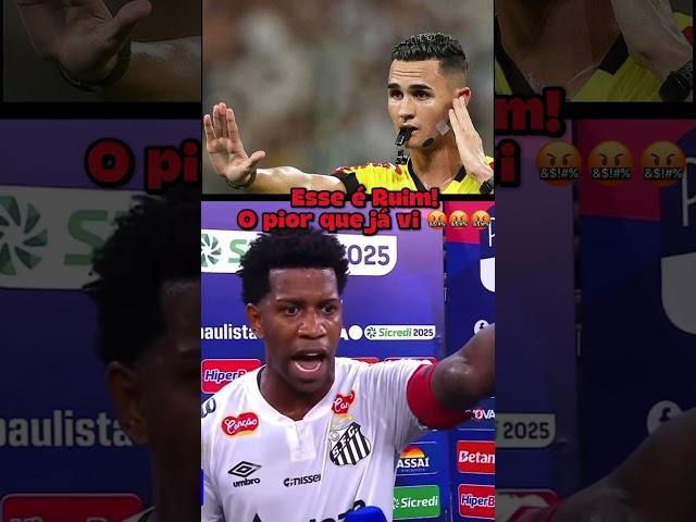 Gil Pistola com Juíz que jogo R0ub4D0 #neymar #corinthians #santos #cazétv #viralvideo