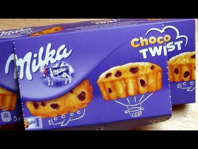 Milka Choco Twist [small Cakes with Chocolate pieces]