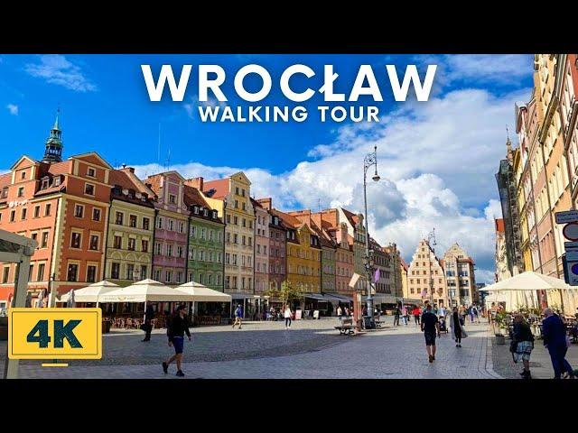 POLAND - WROCLAW WALKING TOUR 2022 [4K]