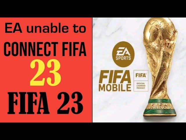 Error Connecting To FiFa 23 ultimate Team " We are sorry but there is an error connecting To Fut