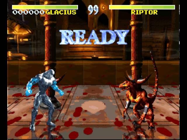 [SNES] Killer Instinct | Glacius Gameplay | Hard Level