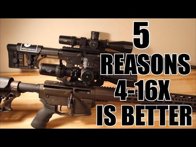 5 Reasons 4-16x Scopes Beat 6-24x Scopes! Arken Optics SH4 Gen 2