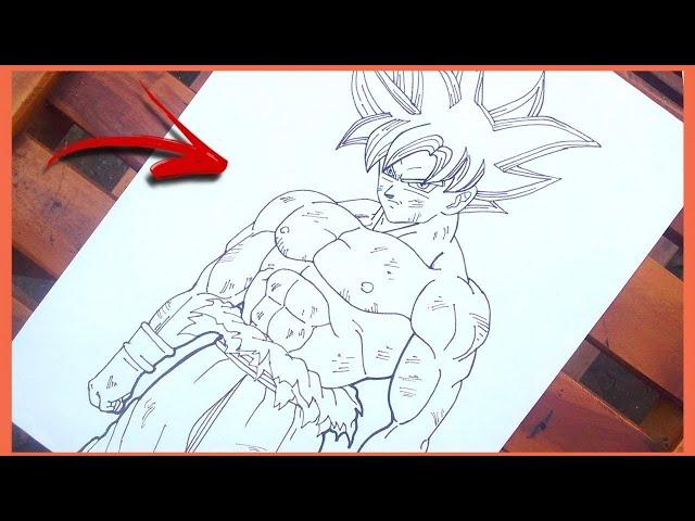 Cómo dibujar EL GOKU INSTINTO SUPERIOR