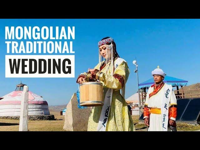 MONGOLIAN TRADITIONAL WEDDING- Beautiful Traditional Ceremony in Mongolia