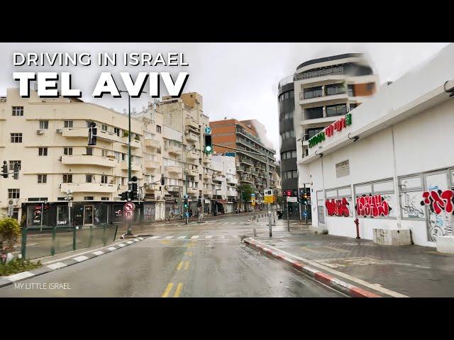 Morning Rain in Tel Aviv • Driving in Israel 