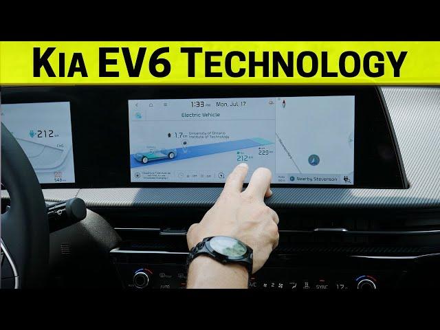 Kia EV6 Infotainment | Android Auto, Apple CarPlay, Navigation and more!