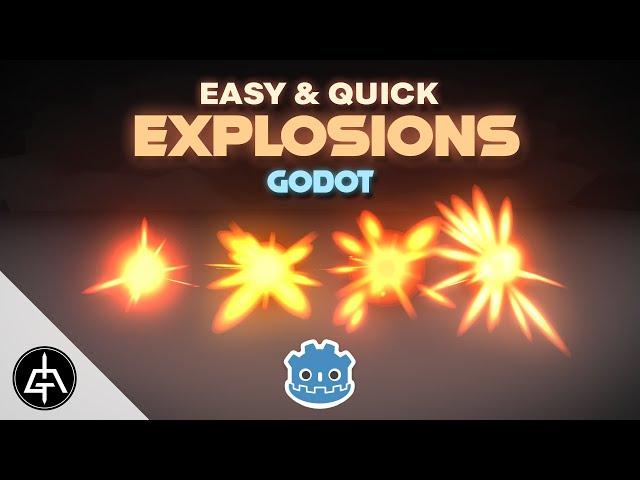 GODOT VFX - Easy Explosions Effect Tutorial