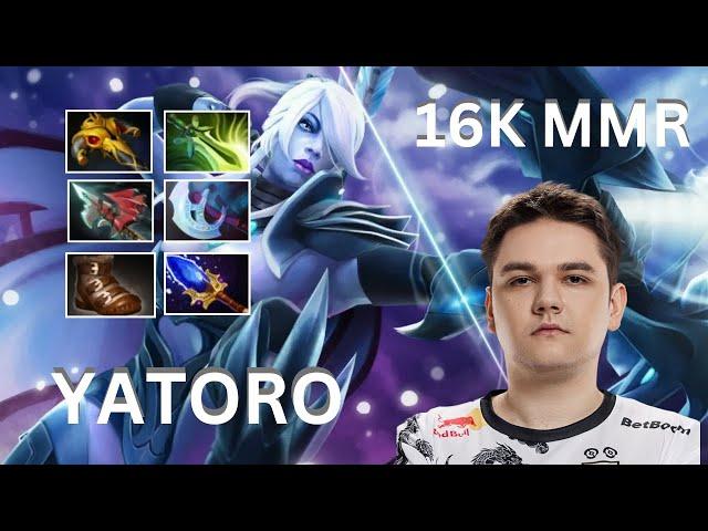 Yatoro Carry Drow Ranger 16k MMR Full Gameplay