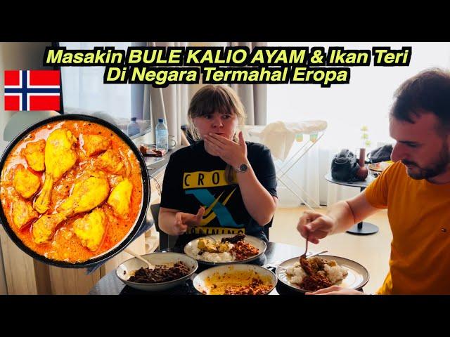 Masak KALIO AYAM & Ikan Teri Di Norwegia Karna Semua MAHAL 