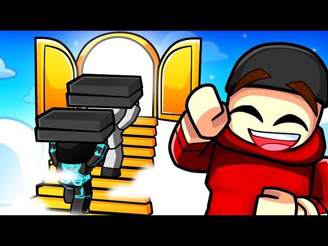 Building a STAIRCASE To HEAVEN in Roblox!