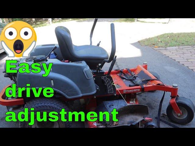 Husqvarna Zero Turn Hydro Drive adjustment