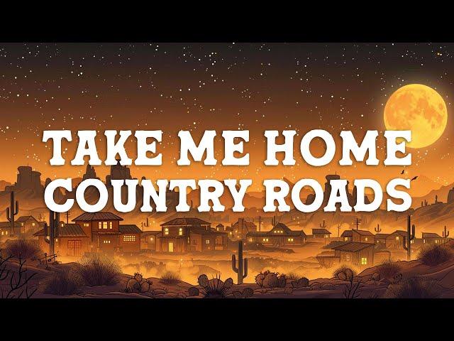 John Denver - Take Me Home, Country Roads (Lyrics)