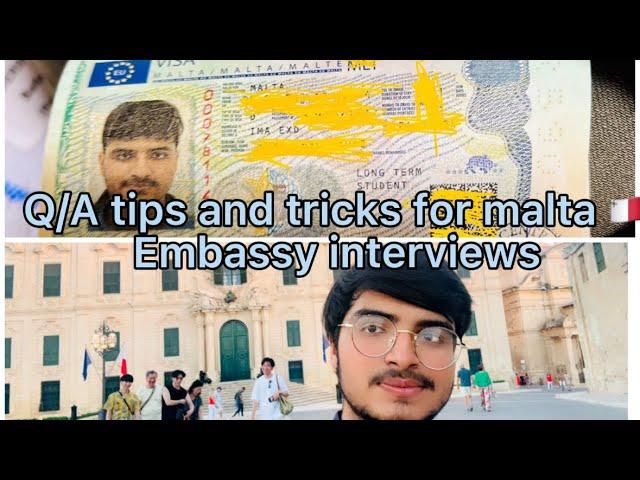 Top Tips and Tricks for Nailing Your Malta Embassy Interview | my experience in  embassy interview