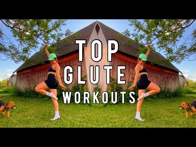 EXERCISES to TONE YOUR GLUTES // at home workouts