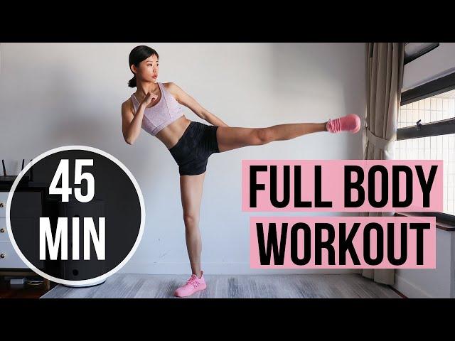 45 min Full Body Workout to BURN MAX CALORIES (Results in 2 Weeks) ~ Emi