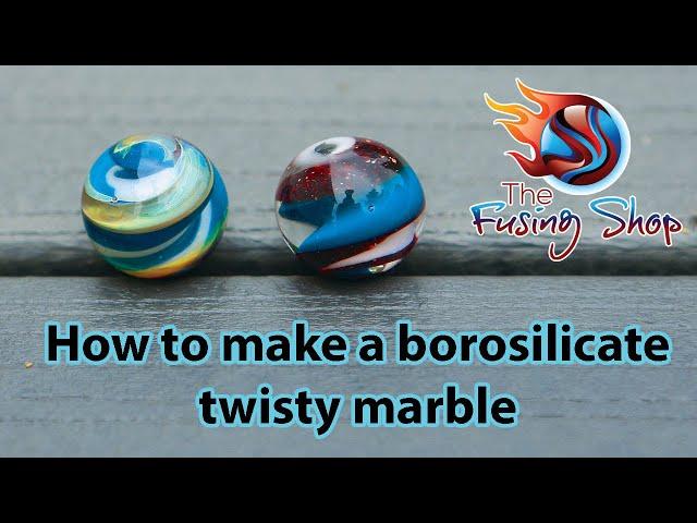 GLASSBLOWING HOW TO | How to Make a Corkscrew Style Marble