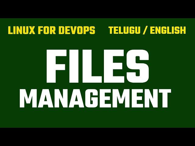 Day2: Linux | File Management |  freshers | Non-IT Employees | Gap Students | by kk