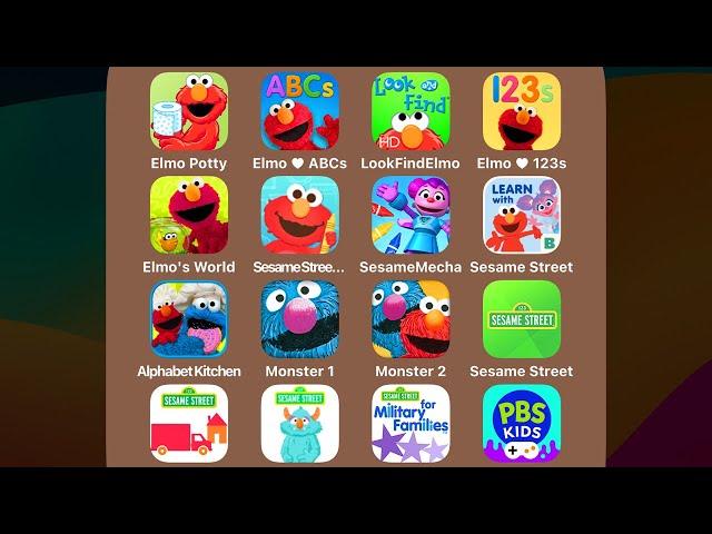 Sesame Street: Potty Time With Elmo+Elmo Loves ABCs+Look and Find Elmo+Elmo Loves 123s+Elmo's World