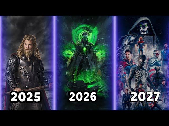 ALL UPCOMING MARVEL MOVIES 2024, 2025 & 2027