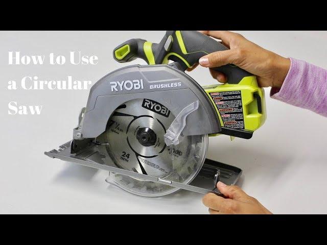 How to Use a Circular Saw to Cut Wood - Power Tools Tutorials - Thrift Diving