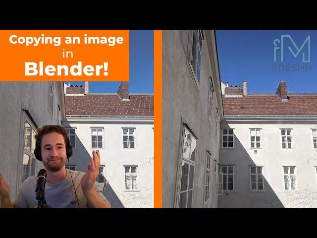 Recreating a photo in 3D with Blender 2.9! iMeshh Walkthrough