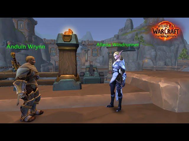 The Isle of Dorn Story | Dialogues Alleria Anudin  | WoW The War Within