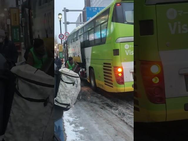 日本北海道，冰天雪地，暖心一幕！