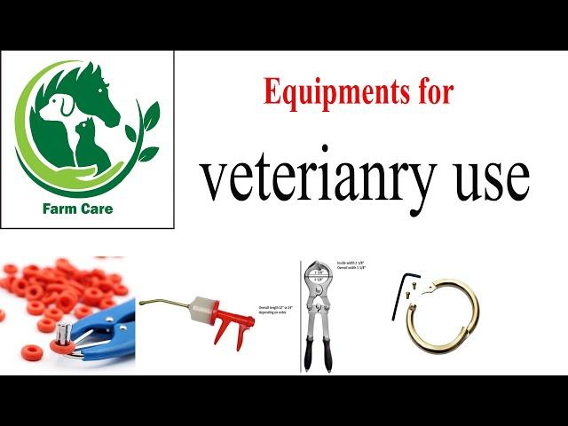 Veterinary equipment II Dehorning Equipment's II ear tags II vet tools II hoof knives II dairy tool