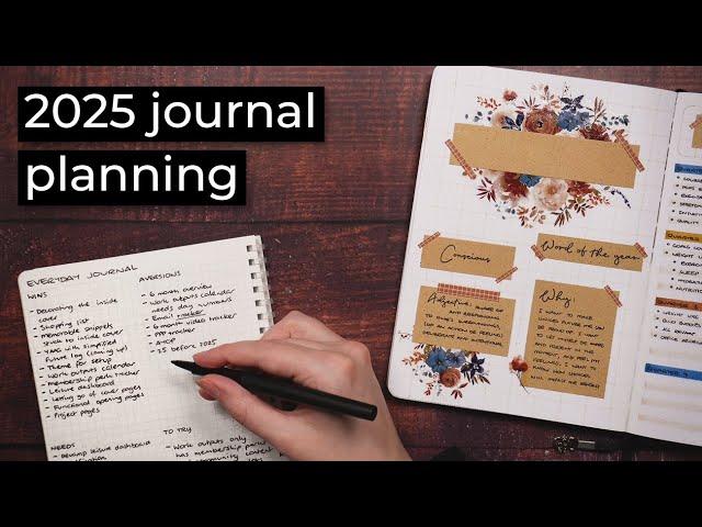 2025 Bullet Journal Setup Planning 