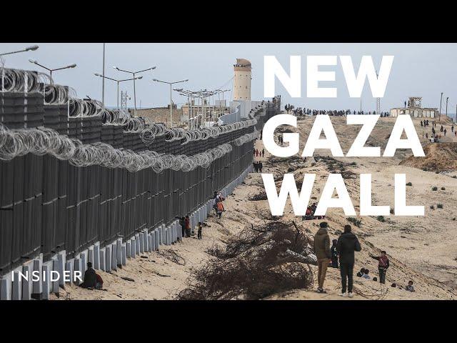 Egypt Is Silently Building A Massive Wall On Its Gaza Border | Insider News