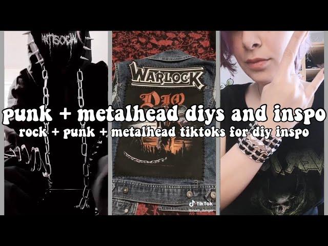 punk and metalhead tiktok compilation | diys, crafts, and inspiration *special request video*