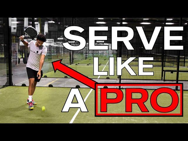 HOW TO SERVE LIKE A PRO PADEL PLAYER!