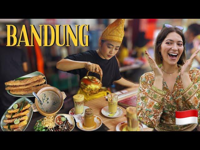 Foreginers First Time in Bandung - We Tried For The First Time Local Food In Indonesia  #bandung